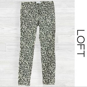 Loft | Skinny Jeans | Size 26/27 | Cheetah/Leopard Print